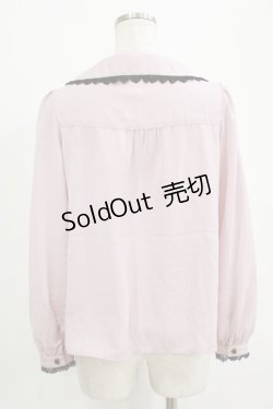 画像3: Secret Honey / ラッフルフリルリボンブラウス Free ピンク H-26-02-14-041-CA-BL-NS-ZH