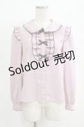 Secret Honey / フリルリボンブラウス Free ピンク H-26-02-14-042-CA-BL-NS-ZH