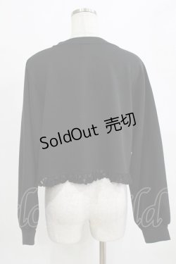 画像3: m petit by misako / MSKバラBフリルボレロ LL ブラック H-26-02-14-043-LO-TO-NS-ZH