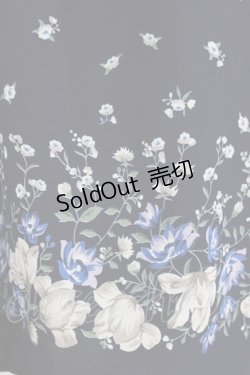 画像4: axes femme / 花柄オフショルチュニック M ネイビー H-26-02-14-046-AX-TO-NS-ZH