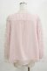 画像3: axes femme / 袖チュール刺繍シフォントップス M ピンク H-26-02-14-047-AX-TO-NS-ZH (3)