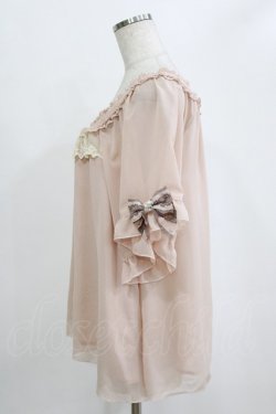 画像2: axes femme / ドットシフォントップス M ピンク H-26-02-14-048-AX-TO-NS-ZH