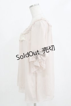 画像2: axes femme / ドットシフォントップス M ピンク H-26-02-14-048-AX-TO-NS-ZH