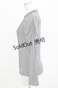 画像2: axes femme / レース切替プルオーバー M グレー H-26-02-14-050-AX-TO-NS-ZH