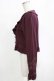 画像2: axes femme / ラッフル襟Wボタンボレロ M パープル H-26-02-14-051-AX-TO-NS-ZH (2)