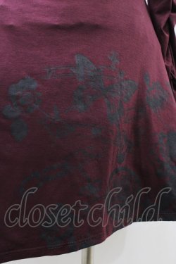 画像3: PUTUMAYO / 蝶プリントカットソーワンピース  ボルドー H-26-02-14-1035-PT-OP-KB-ZH