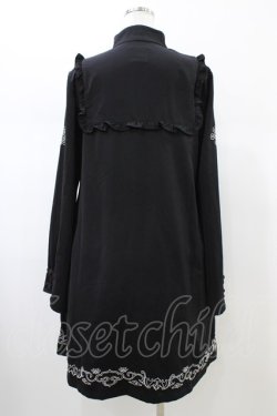 画像2: LISTEN FLAVOR / コウモリチャイナワンピ  ブラック H-26-02-14-1036-PU-OP-KB-ZH