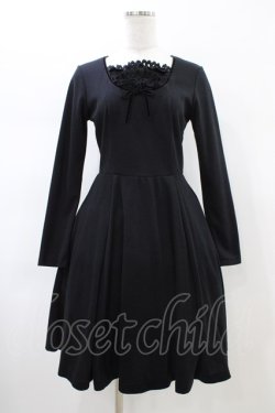 画像1: Emily Temple cute / ヨークレースワンピース  ブラック H-26-02-14-1037-ET-OP-KB-ZH