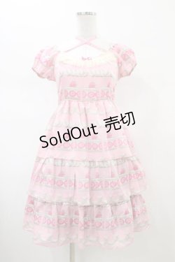 画像1: Emily Temple cute / ケーキ＆クリームワンピース  ピンク H-26-02-14-1038-ET-OP-KB-ZH