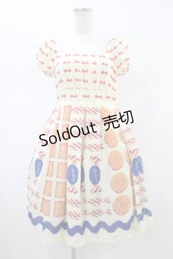 画像1: Emily Temple cute / キャンディー＆ビスケットワンピース  オフ H-26-02-14-1039-ET-OP-KB-ZH