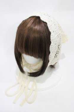 画像1: Candy Stripper / 【益若つばさ】LACY BABUSHKA  アイボリー H-26-02-14-1004-PU-AC-KB-ZH