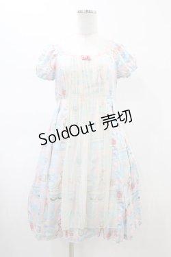 画像1: Emily Temple cute / コスメプリントワンピース  ピンク H-26-02-14-1040-ET-OP-KB-ZH