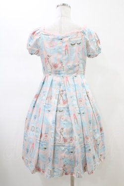 画像2: Emily Temple cute / コスメプリントワンピース  ピンク H-26-02-14-1040-ET-OP-KB-ZH