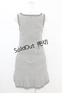 画像2: Emily Temple cute / Melodyアップリケベルト付ジャンパースカート  ブラック H-26-02-14-1042-ET-OP-KB-ZH