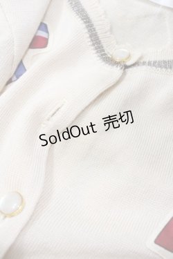 画像3: Jane Marple / Royal riding clubのデコパージュカーディガン  アイボリー H-26-02-14-1048-JM-TO-KB-ZH