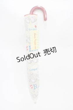 画像1: Emily Temple cute / リボン&クリームアンブレラ  オフ H-26-02-14-1007-ET-ZA-KB-ZH