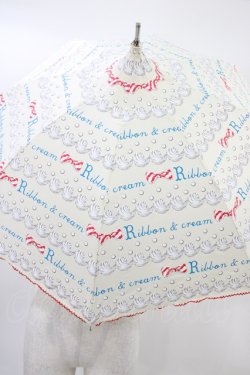 画像2: Emily Temple cute / リボン&クリームアンブレラ  オフ H-26-02-14-1007-ET-ZA-KB-ZH