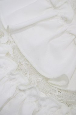 画像3: OZZ ANGELO / レースフリル姫袖アームカバー  白 H-26-02-14-1008-OO-ZA-KB-ZH