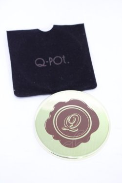 画像1: Q-pot. / ケース付ミラー   H-26-02-14-1013-QP-ZA-KB-ZH