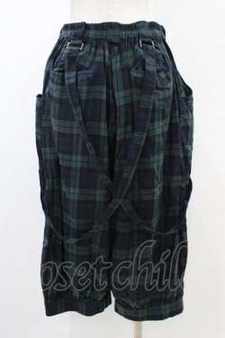 画像2: Deorart / チェック柄ショートバルーンパンツ L グリーン H-26-02-14-1020-PU-PA-KB-ZH