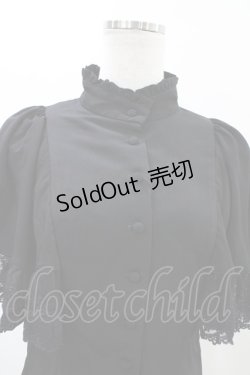 画像4: Sheglit / “Sacred”ケープブラウス M 黒 H-26-02-14-1024-EL-BL-AK-ZH