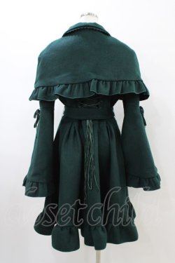 画像2: ATELIER PIERROT / Holy Night Cape Coat  グリーン H-26-02-14-1025-EL-CO-KB-ZH