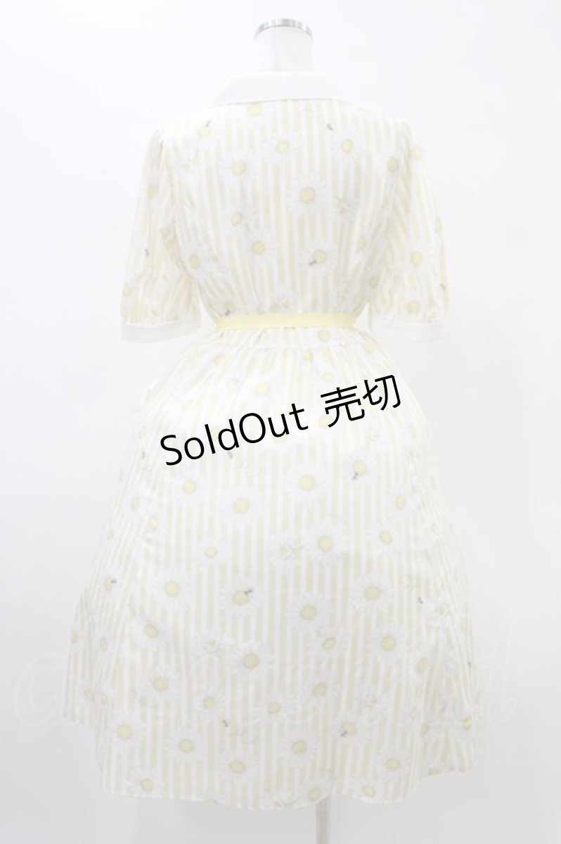 画像2: Melody BasKet / Marguerite honey beeワンピース M イエロー H-26-02-14-1028-LO-OP-KB-ZH (2)