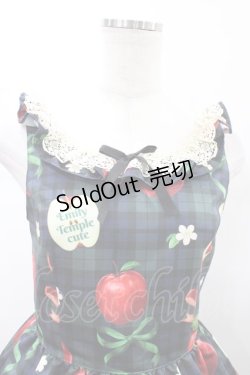 画像4: Emily Temple cute / タータンRibbonAppleノースリーブワンピース  black watch H-26-02-14-1030-ET-OP-KB-ZH