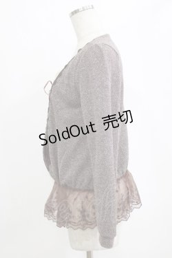 画像2: axes femme / レイヤード風プルオーバー M ブラウン H-26-02-14-057-AX-TO-NS-ZH