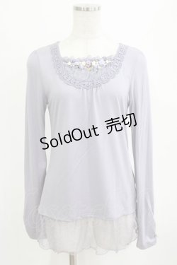 画像1: axes femme / ガーデンインナープルオーバー M パープル H-26-02-14-059-AX-TO-NS-ZH