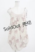axes femme / 花柄キャミソール M 生成り H-26-02-14-061-AX-TO-NS-ZH