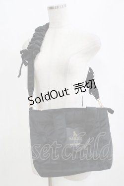 画像1: m petit by misako / AM* NIベロアリボン2WAY  ブラック H-26-02-14-062-LO-BG-NS-ZH