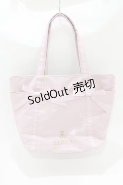 画像1: m petit by misako / AM*リボンランチトート  ピンク H-26-02-14-065-LO-BG-NS-ZH