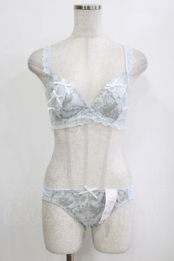画像1: m petit by misako / AO*ブラショーツセット L サックス H-26-02-14-069-LO-TO-NS-ZH
