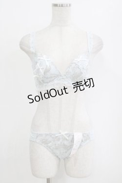 画像1: m petit by misako / AO*ブラショーツセット L サックス H-26-02-14-069-LO-TO-NS-ZH