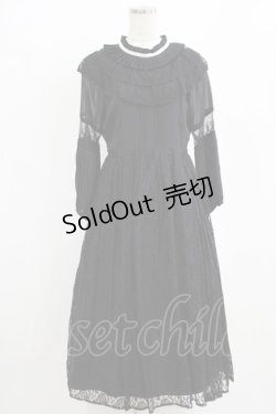 画像1: axes femme / ヴィクトリアンレーシーワンピース M ブラック H-26-02-14-008-AX-OP-NS-ZH