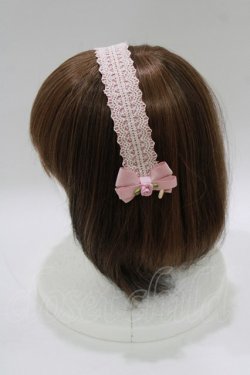 画像2: m petit by misako / AM*NIヘッドドレスB  ピンク H-26-02-14-077-LO-AC-NS-ZH