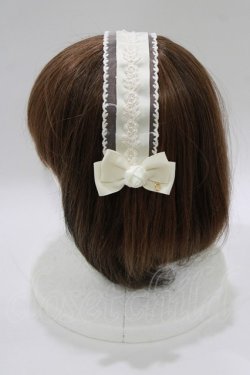 画像2: m petit by misako / AM*NIヘッドドレスA  生成り H-26-02-14-079-LO-AC-NS-ZH