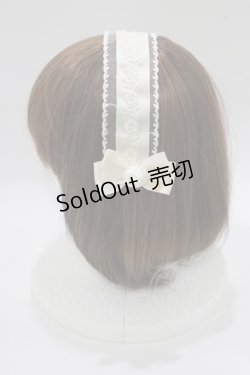 画像2: m petit by misako / AM*NIヘッドドレスA  生成り H-26-02-14-079-LO-AC-NS-ZH