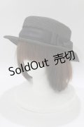 m petit by misako / AMブレードカンカン帽  ブラック H-26-02-14-082-LO-AC-NS-ZH