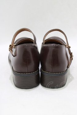 画像3: Fi.n.t / ストラップローファー L/24.5~25cm ブラウン H-26-02-14-085-CA-SH-NS-ZH