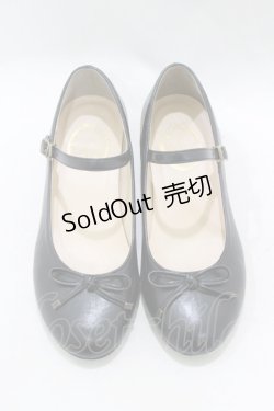 画像1: F i.n.t / リボンストラップパンプス L/24.5~25cm ブラック H-26-02-14-087-0-SH-NS-ZH