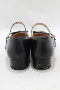 画像3: F i.n.t / リボンストラップパンプス L/24.5~25cm ブラック H-26-02-14-087-0-SH-NS-ZH
