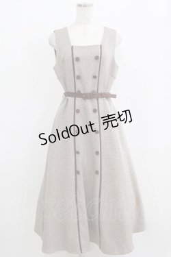 画像4: an another angelus / 配色使いミニ千鳥ショートジャケットセットアップ Free BEIGE×BR H-26-02-14-009-CA-OP-NS-ZH