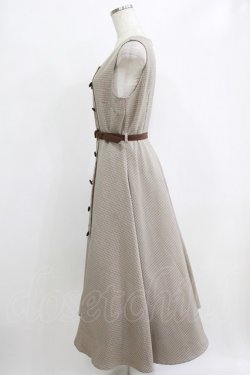 画像5: an another angelus / 配色使いミニ千鳥ショートジャケットセットアップ Free BEIGE×BR H-26-02-14-009-CA-OP-NS-ZH