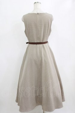 画像6: an another angelus / 配色使いミニ千鳥ショートジャケットセットアップ Free BEIGE×BR H-26-02-14-009-CA-OP-NS-ZH