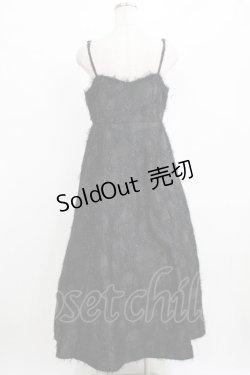 画像3: axes femme POETIQUE / カットジャガードキャミワンピ M ブラック H-26-02-14-010-AX-OP-NS-ZH