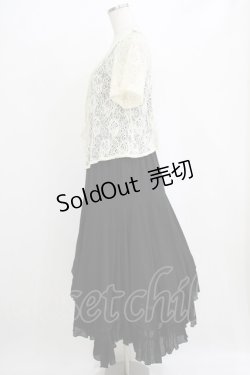 画像2: axes femme / レースボレロドッキングワンピース M ブラック H-26-02-14-011-AX-OP-NS-ZH