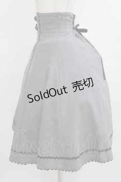 画像2: Innocent World White / ハイウエストフレアースカート M/63cm丈 グレー H-26-02-14-002-IW-OP-NS-ZH