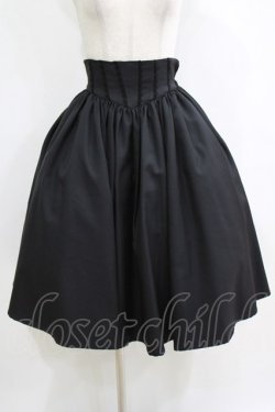 画像1: Innocent World / ハイウエストスカート Free ブラック H-26-02-14-003-IW-SK-NS-ZH